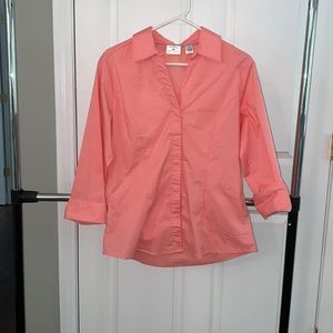 3/4 sleeve button up